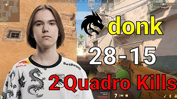 CS2 donk POV Faceit Dust2 (28-15) | Most 4-kills 2 | 2024/09/14 | #cs2 #csgo
