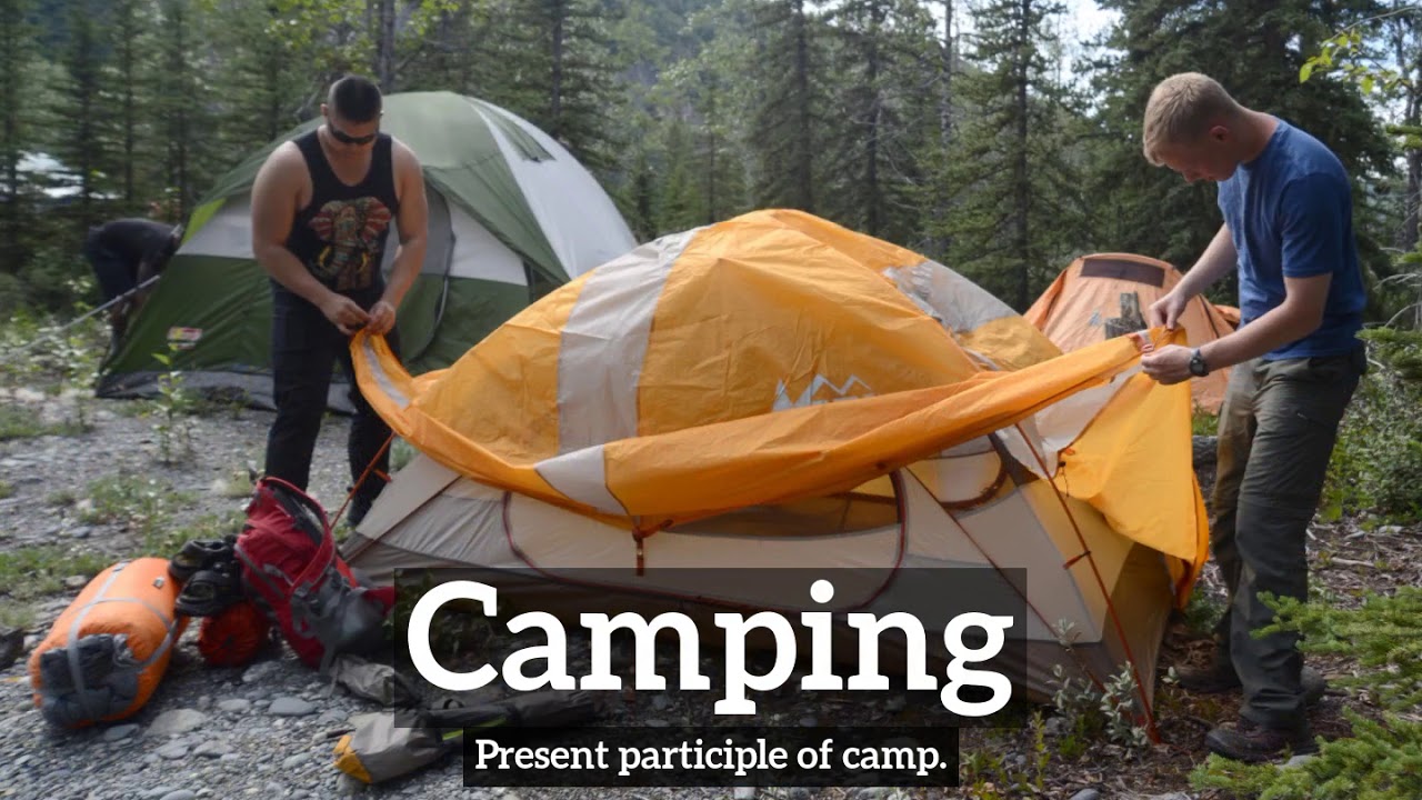 What is Camping? How Does Camping Look? How to Say Camping in English? YouTube