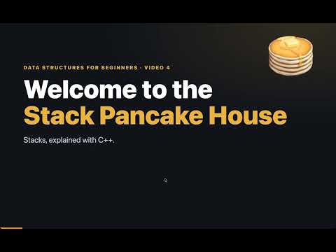 Stacks Explained for Beginners 🥞 (Data Structures in C++: LIFO, Call Stack, Recursion & Brackets)