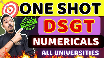 DSGT | MOST IMPORTANT NUMERICALS | MUMBAI UNIVERSITY | DISCRETE STRUCTURE GRAPH THEORY | SEM 3 #dsgt