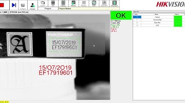 HIKVISION Machine Vision for Laser Coding OCR Cigarette Inspection