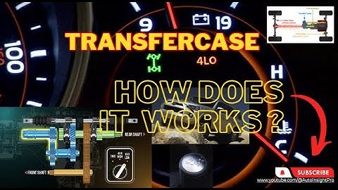 HOW DOES A TRANSFERCASE WORKS ?