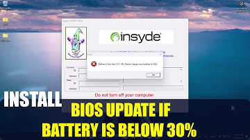 Update install BIOS forcefully without Battery or below 30%