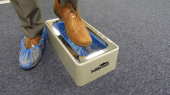 Hillbrush AD1 Automatic Shoe Cover Dispenser - How To Use
