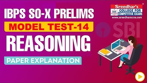 IBPS SO 2020 PRELIMS MOCK TEST NO-14 REASONING | PRACTICE SET WITH IMPORTANT QUESTIONS