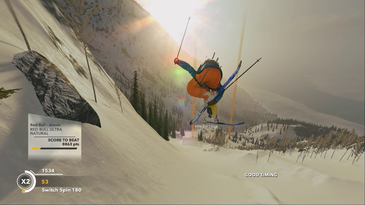 Steep ( SWITCH SPIN TAIL GRAB, TRIPLE FRONTFLIP JAPAN AND A 1980 SPIN JAPAN )
