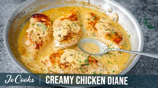 Delicious Creamy Chicken Diane Recipe | JoCooks.com