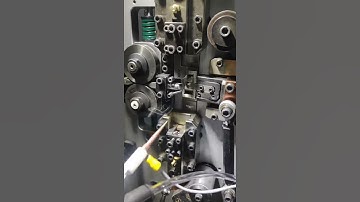 Torsion spring dia0.7mm #Torsionspring #Springcoiller #CNC