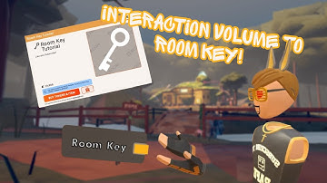 Rec Room Tutorial: How To Connect An Interaction Volume To A Room Key | Rafe’s Tutorial Workshop