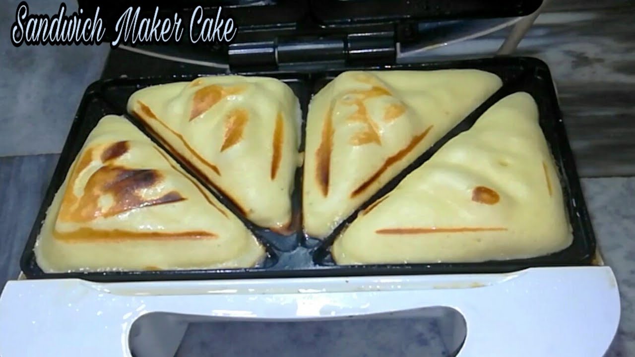 5 Minute Sandwich Maker Cake/Basic Plain soft Cake/How to make cake in