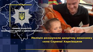 Поліція розшукала дворічну мешканку села Скрипаї Харківщини