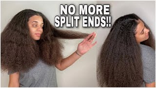 how to get rid of and prevent split ends forever  easy life changing tips