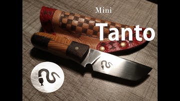 KNIFE MANUFACTURING: PETIT TANTO - Knife Making - Mini tanto knife