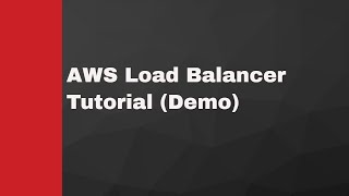 aws load balancer demo