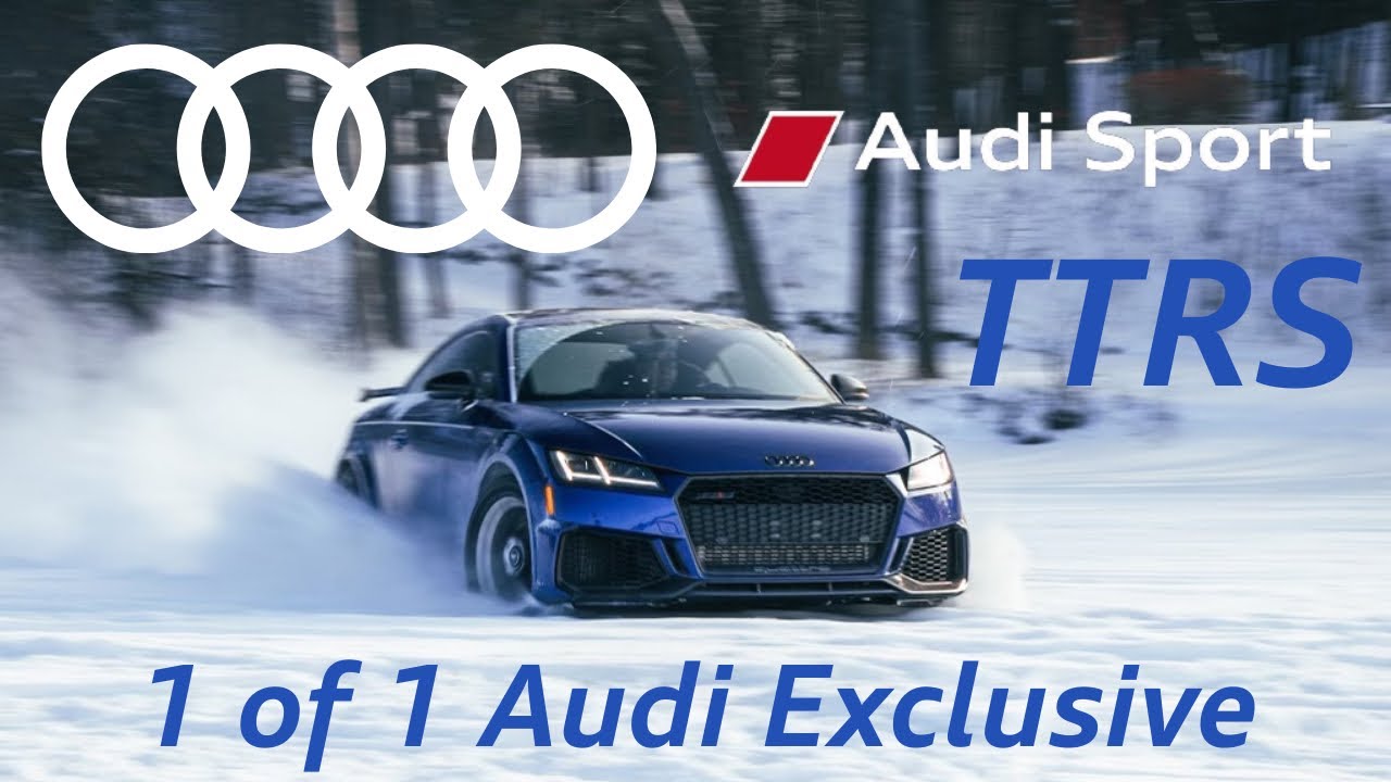 Audi TTRS Review Winter Edition! Audi TTRS Exhaust Sound in the snow! Audi  Exclusive 1 of 1 TTRS 