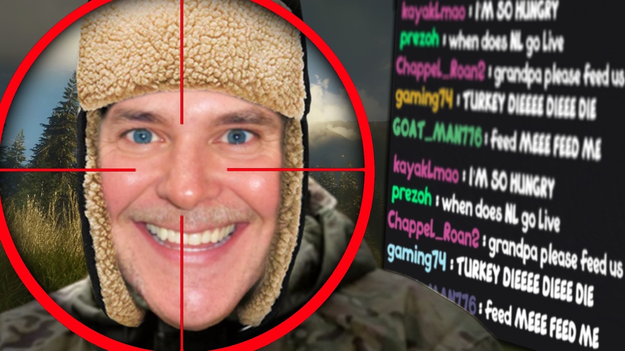 Grandpa Chiblee Tries to Feed Chat For Thanksgiving
