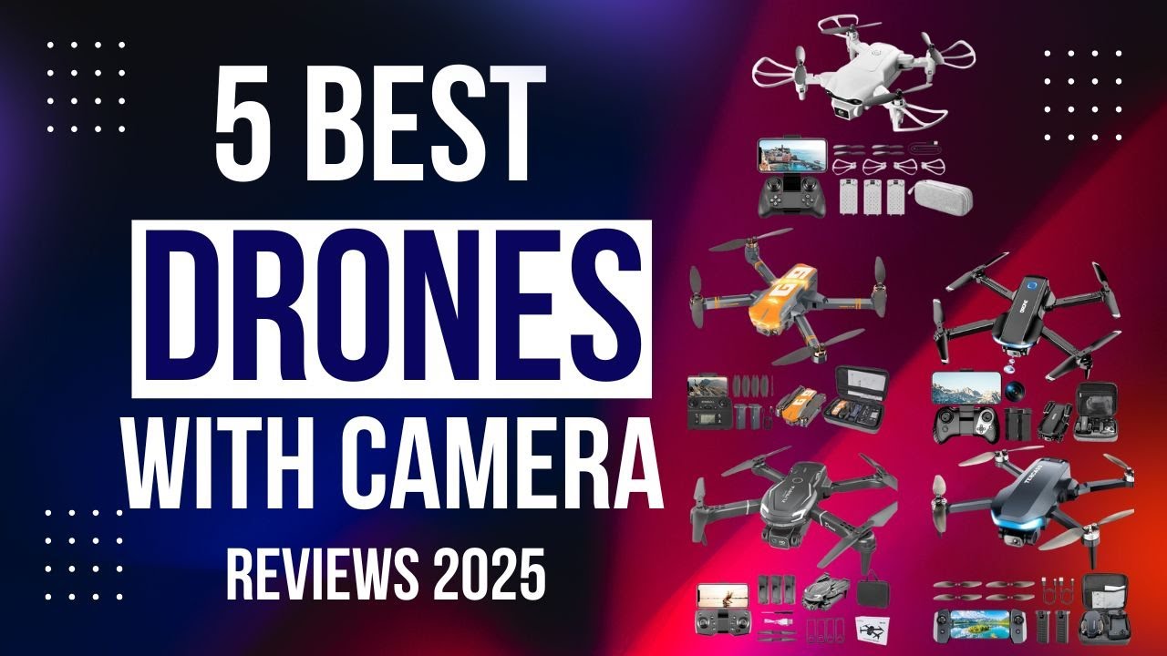 5 BEST Drones with Camera 2025 — Beginner to Pro Budget + Pro Picks ...