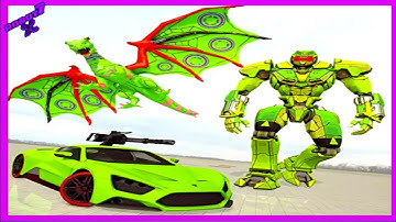 Dragon Robot Transform: Formula Car Robot Games Android gameplay