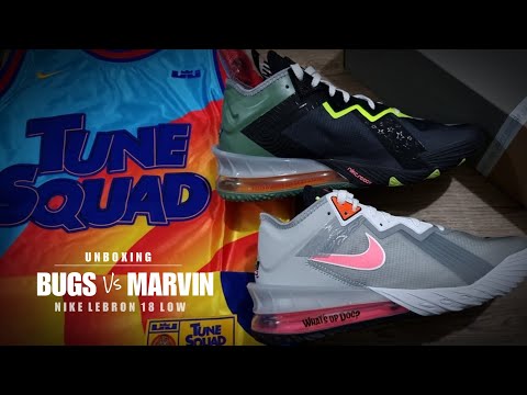 UNBOXING-BUGS-BUNNY-vs-MARVIN-THE-MARTIAN-2021-SPACE-JAM-x-Nike-Lebron-18-Low