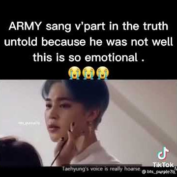 The truth untold. Taehyung cannot sing. live.