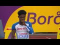 100m Men, Semifinal 3, European U20 Championships, Borås SWE, 2019