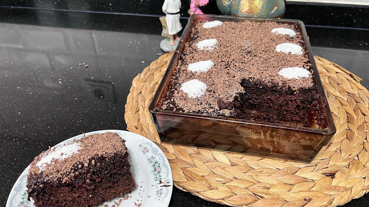 كيكة بصوص هشه وطرية كيكة السوداء