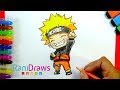 How to draw NARUTO chibi - Cómo dibujar a NARUTO chibi
