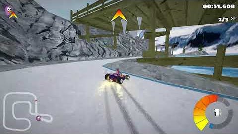 SuperTuxKart 1.2/Git - Snow Peak 1:19.936