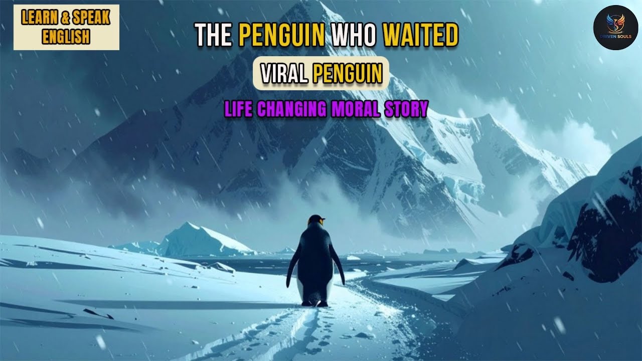 “Why This Brave Penguin Climbed a Frozen Mountain | Motivational English Story” the viral penguin