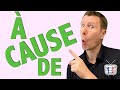 à Cause De Leçon Niveau Intermédiaire A2 B1 à Cause De Leçon Niveau Intermédiaire A2 B1