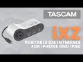 TASCAM iXZ Portable iOS Interface for iPhone and iPad