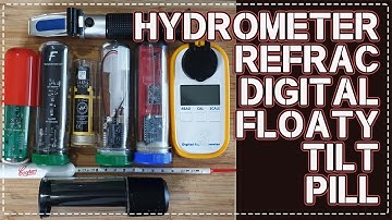 Lets talk about Hydrometers, Refractometers, Plaato, iSpindel, Tilt, Floaty, Floaty 2 and Pills!