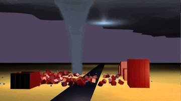 Blender 2.6 -  3D Tornado - Storyboard Animation Test