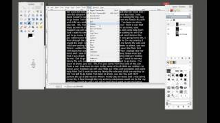 Lyric Portrait in Gimp