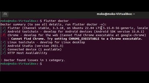 How to fix flutter: Chrome - develop for the web (cannot find chrome executable at google-chrome)