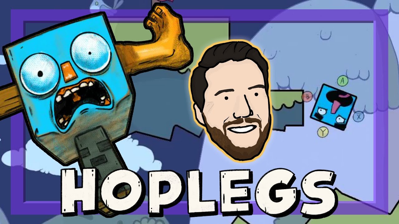 Hoplegs - Precision platformer with legs. Used to hop. They're Hoplegs.