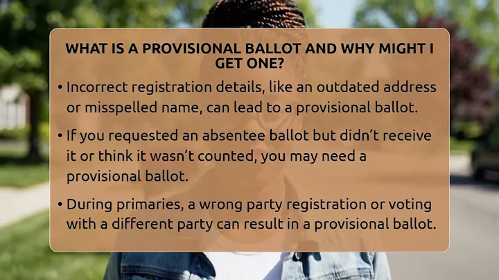 What Is A Provisional Ballot And Why Might I Get One? - First Time Voter Expert