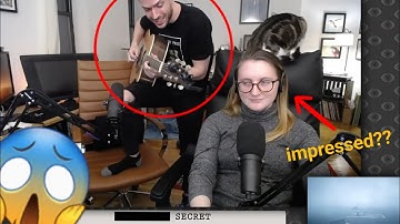 Jacob Drawfee plays the guitar LIVE ON CAM!! (wonderwall cover)