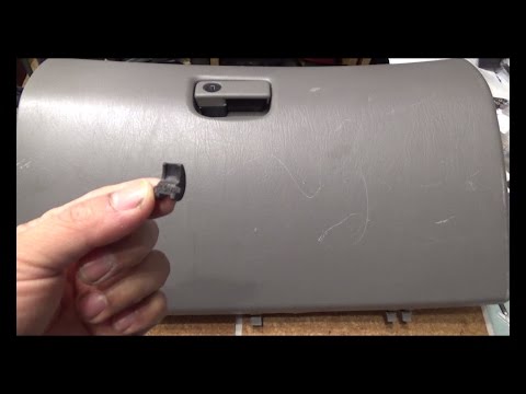 DIY: Toyota Sienna 2004-2010 glove box latch/lock repair