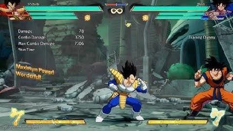 (base vegeta) comand grab combo for advanced players