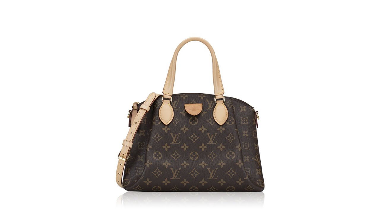 LOUIS VUITTON Rivoli PM Monogram Canvas Shoulder Bag Brown