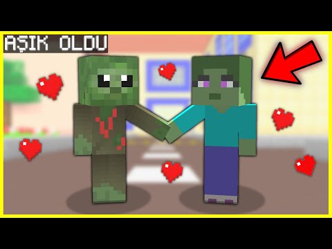 FAKİR ZOMBİ VE ZOMBİ KIZ EVLENİYOR! 😱 - Minecraft