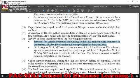 Lecture 70 | CAF 1 | Introduction to Accounting and Finance | ITA | ICAP