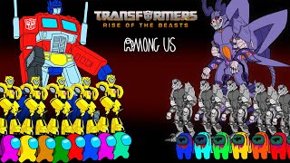 어몽어스 VS 좀비 애니메이션 (Transformers: Rise of the Beasts) | AMONG US FUNNY ANIMATION