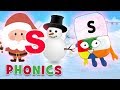 Phonics - Learn to Read | The Letter &#39;S&#39; | Counting down to #Christmas Day | Alphablocks