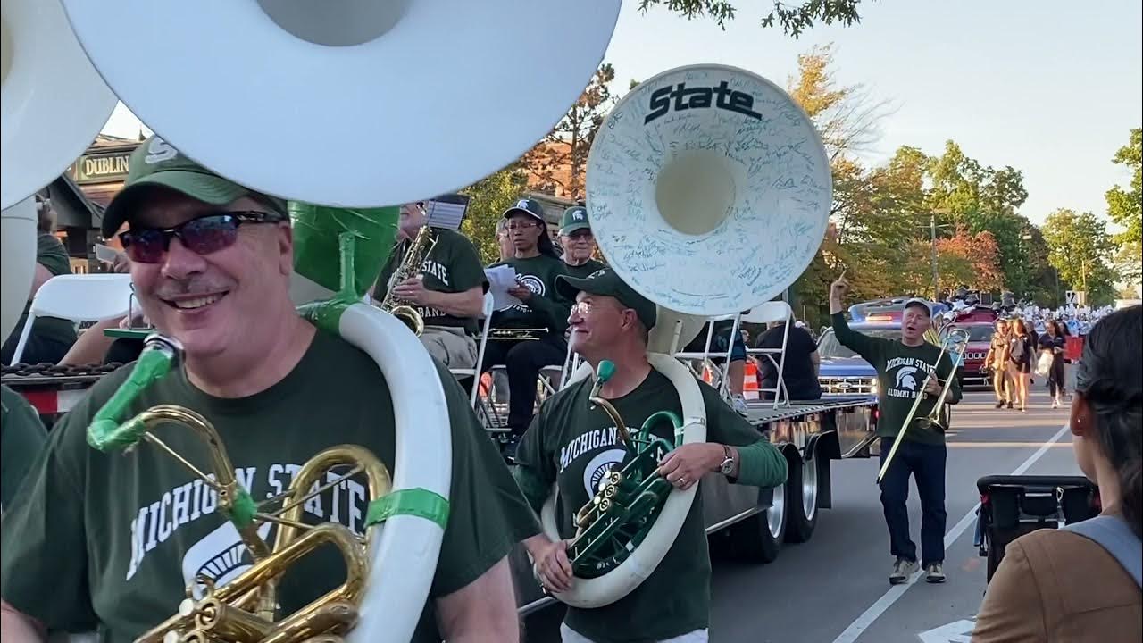 The Michigan State University parade makes its return to