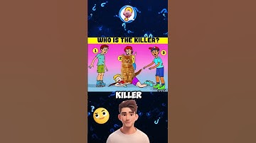 Who is the Killer?🔍 #quizquiz #quizriddles #trending #quiztime #riddlechallenge #shorts
