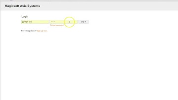 Magicsoft Support Ticketing System : Login