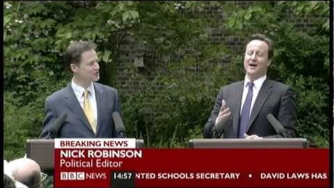 Cameron-Clegg Press Conference 12 May 2010
