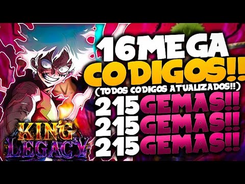 TODOS!! MEGA *EXCLUSIVOS* CODES SECRETOS no KING LEGACY! (new